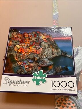 Buffalo David Bitton Puzzle - Multicolor Coastal Village